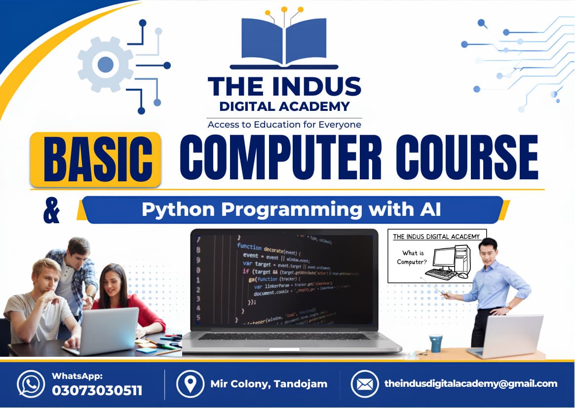 The Indus Digital Academy Official Campus & Admissions Banner